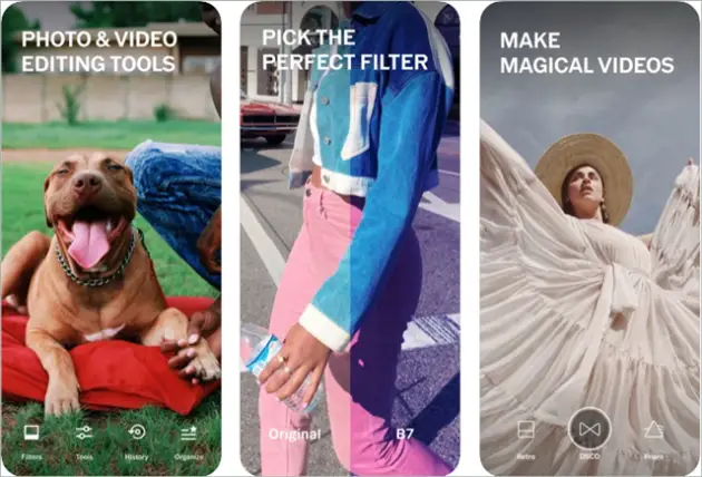VSCO best selfie apps for iphone