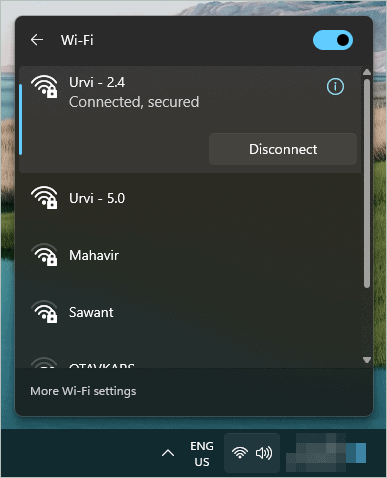 WiFi connected successfully