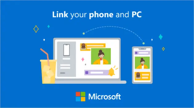 Microsoft Your Phone texting app for computer 