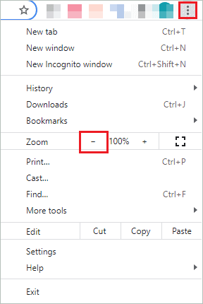 Zoom out from Chrome for How To Zoom Out On A PC