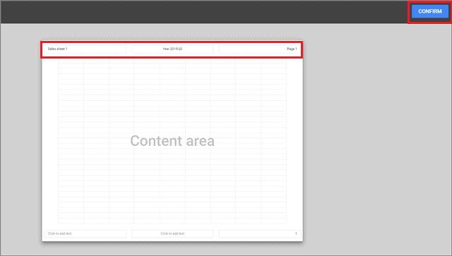 Add the custom fields on the spreadsheet