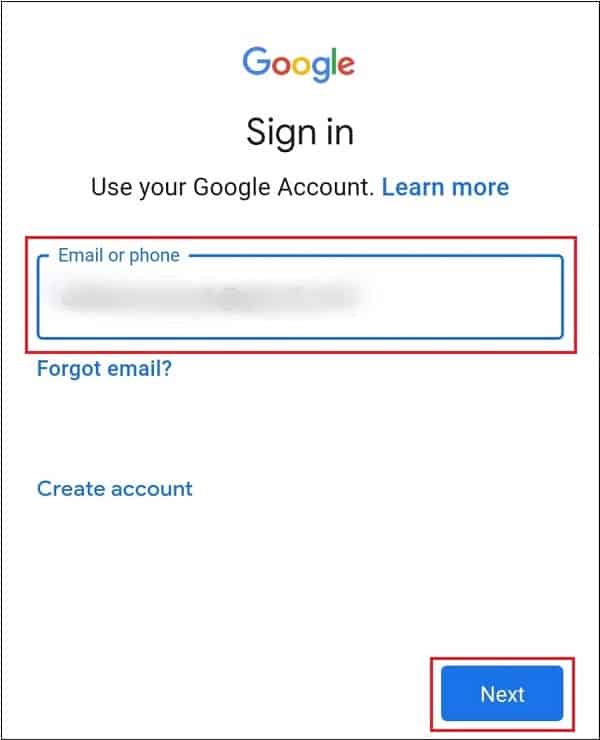 Add email address