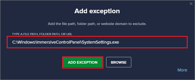 avast overwatch exception avast overwatch exception
