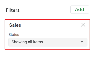  Select the Sales tab