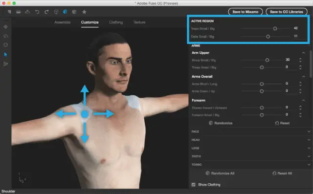 Fuse app with a human figure