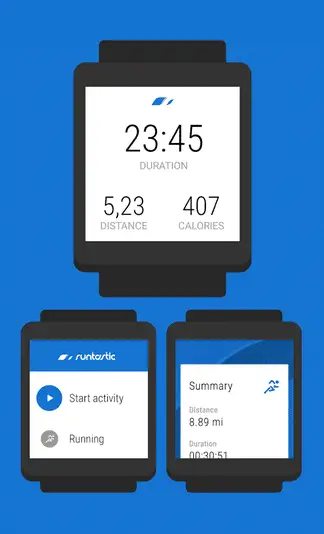 runtastic android wear