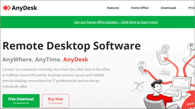 anydesk free teamviewer alternative