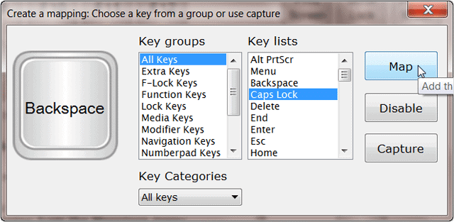 changing-the-backspace-to-capslock-in-key-mapper
