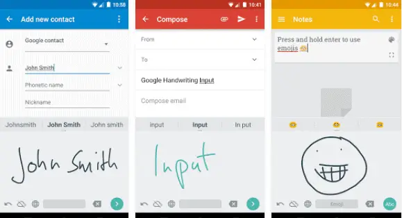 best android keyboard app google handwriting input