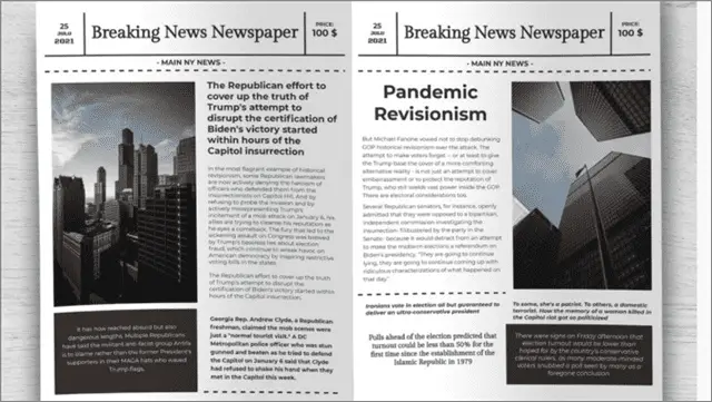 Breaking News Newspaper Template