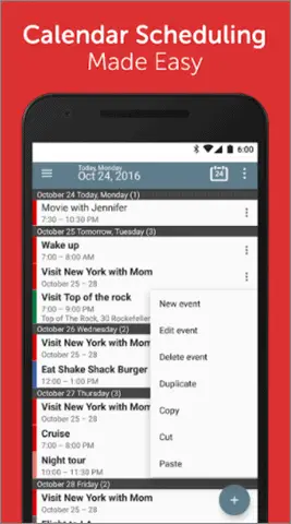 calendar schedule planner app