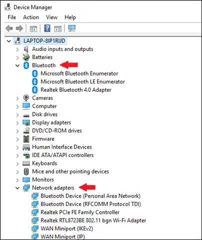 check if your pc supports bluetooth turn on bluetooth