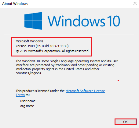 check windows version 1