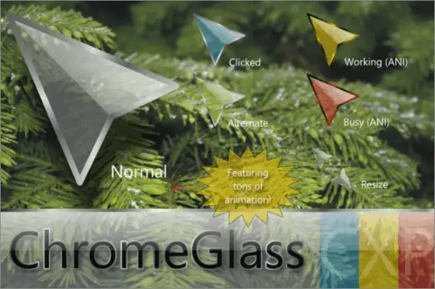 chrome-glass-cursors