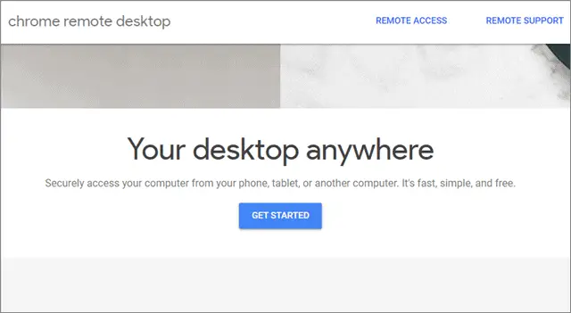 Chrome Remote Desktop