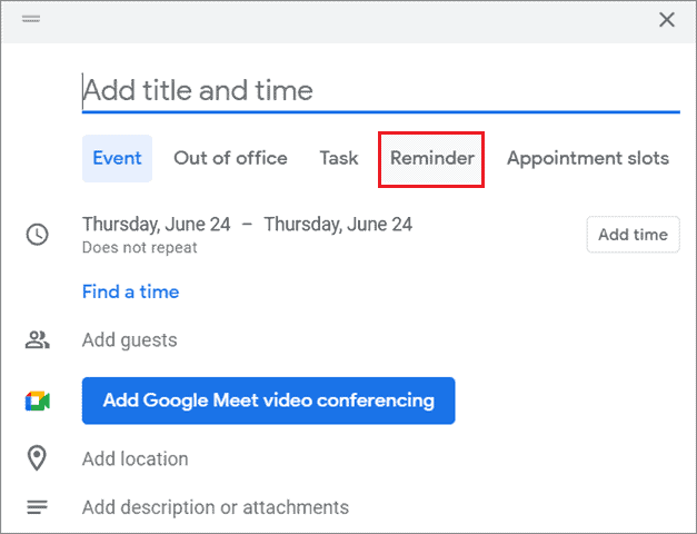 Click on the Reminder section for how to add birthdays to google calendar