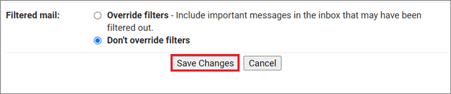 Save the changes