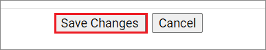 Click on Save Changes