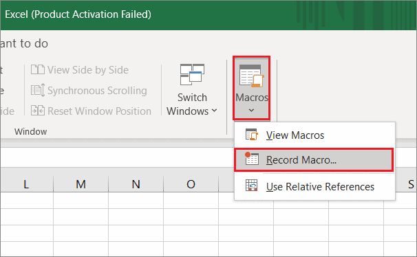 Select Macros