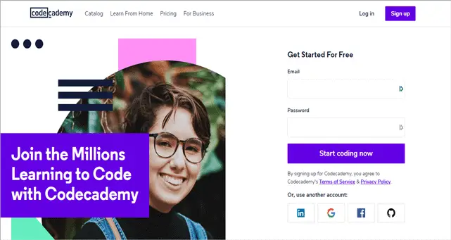 codecademy best online learning sites