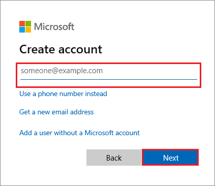 create account 1