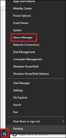 Go to device manager to turn on bluetooth