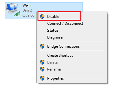  Disable Wi-Fi