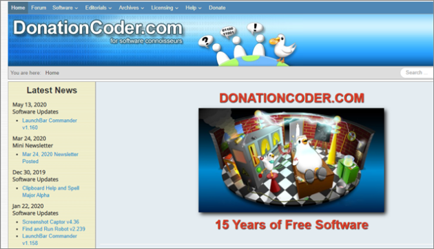 donation coder