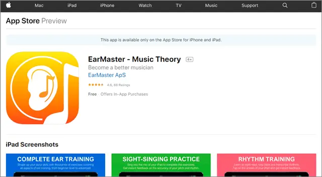 earmaster pro 7 guitar app