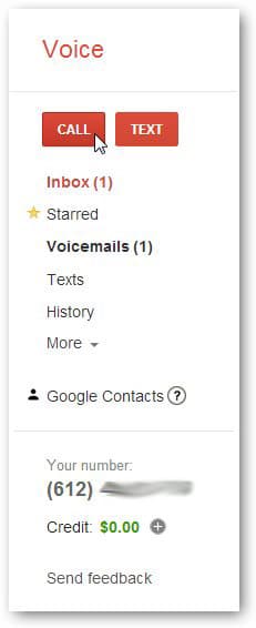 Voice options menu voice-options-menu