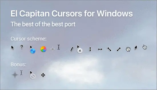 el capitan cursors