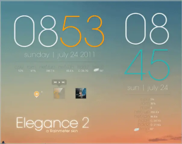 elegance2-rainmeter-skin