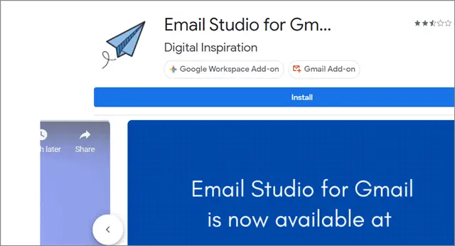 Email Studio for Gmail