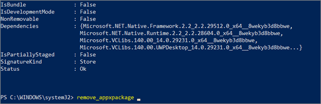 Enter the new command
