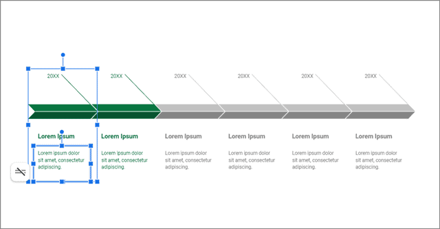 how to create a timeline in google slides