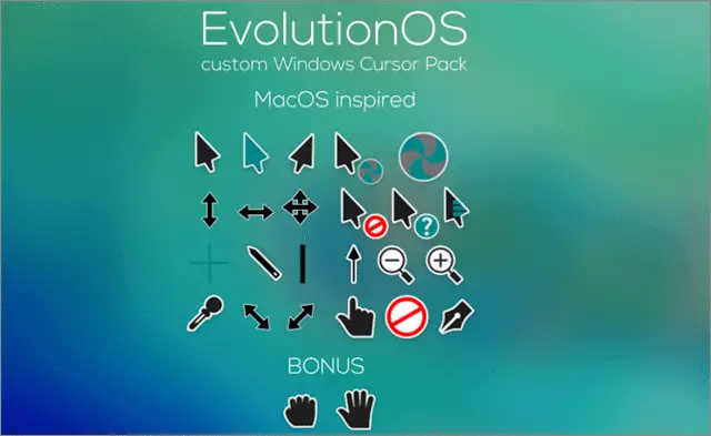 evolutionos cool cursors