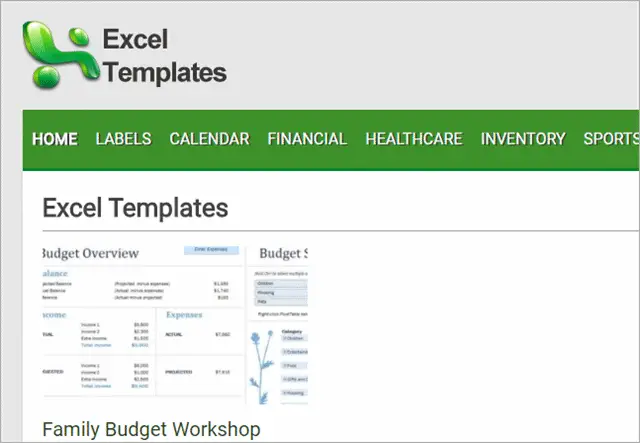 excel templates