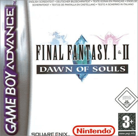 final fantasy i II gameboy advance game