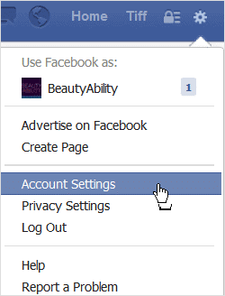 clicking-account-settings-under-the-gear-icon