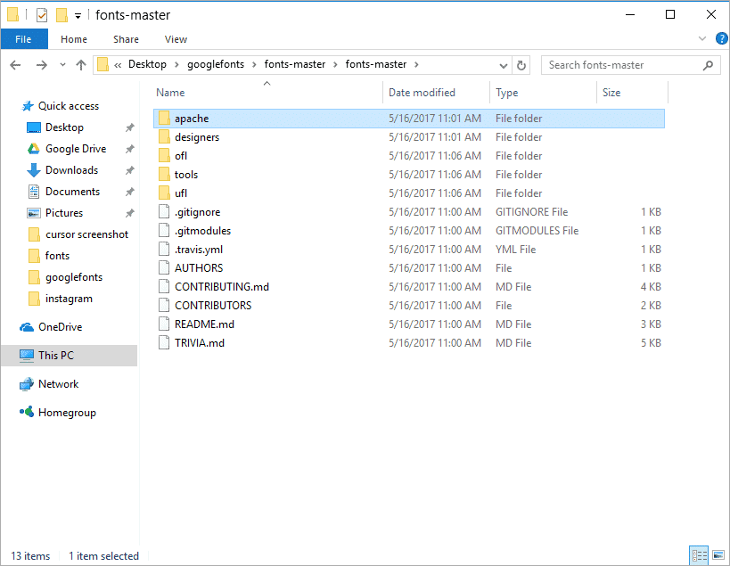 web-fonts-master-folder-windows-10
