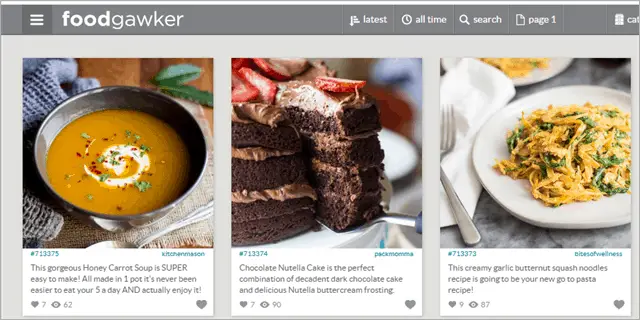 foodgawker websites like pinterest