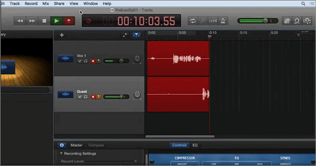 garageband podcasting