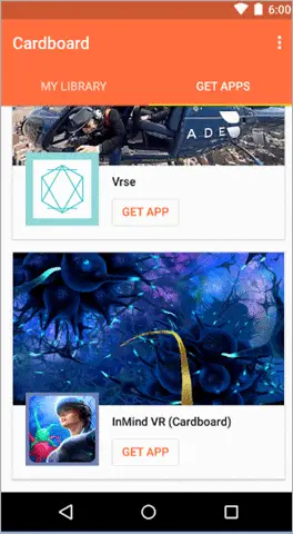 google cardboard best vr apps for android