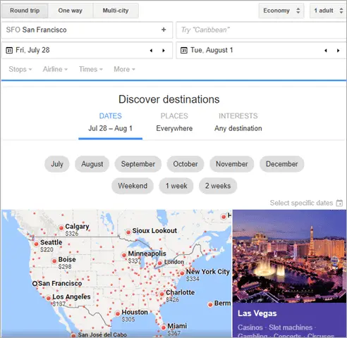 google flights price tracking service
