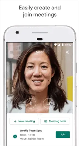 google meet video calling android apps