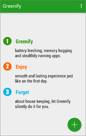 greenify best android cleaner app