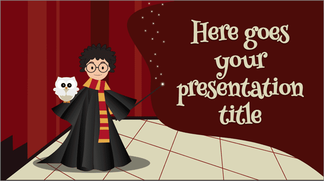 Harry Potter google slides templates for teachers