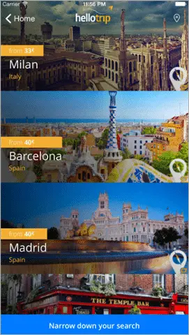 hellotrip flight price tracking app1