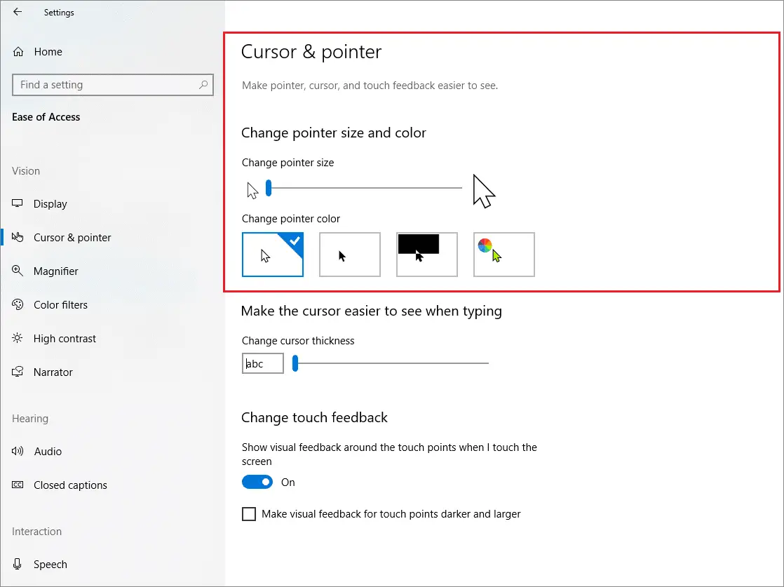 change the size of custom mouse pointer windows 8 change the size of custom mouse pointer windows 8