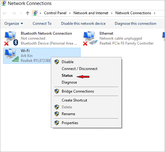 how to know your wifi step3